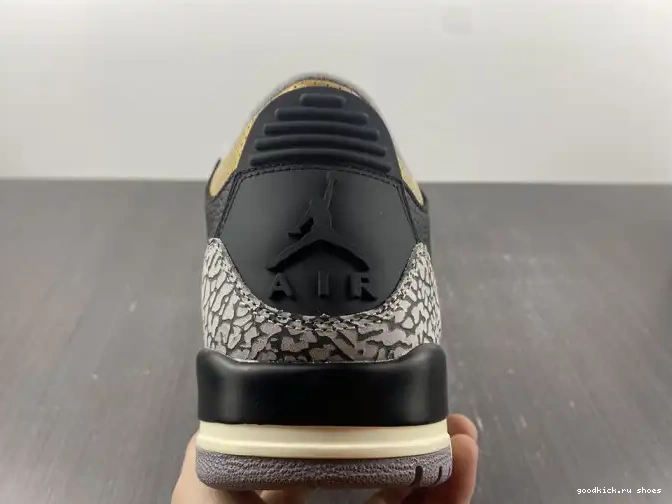 80% Off Sale CK9246-067 WMNS 3 Air Jordan Gold Black 0512